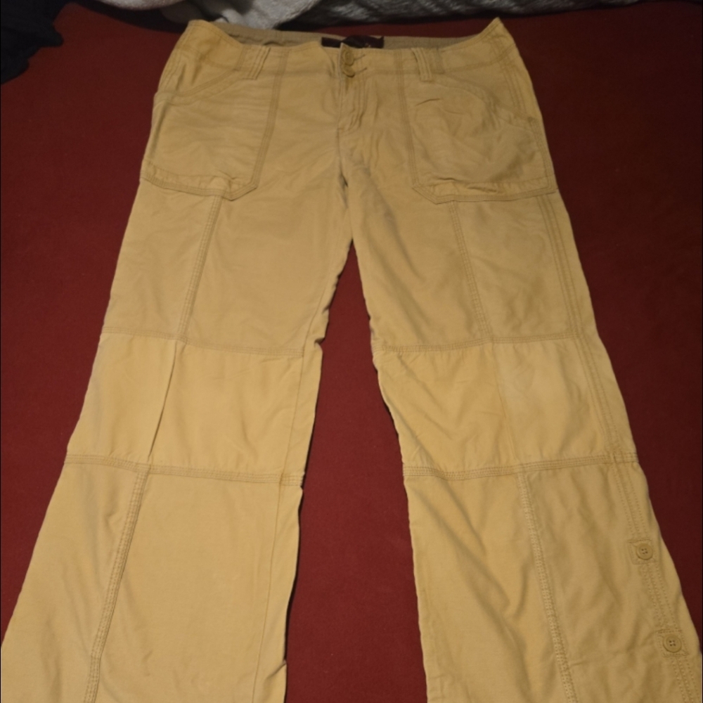 Hollister Tan Flare & Wide Leg Jeans